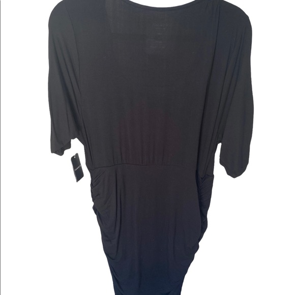 Torrid Bodycon dress- super soft black - Picture 2 of 3